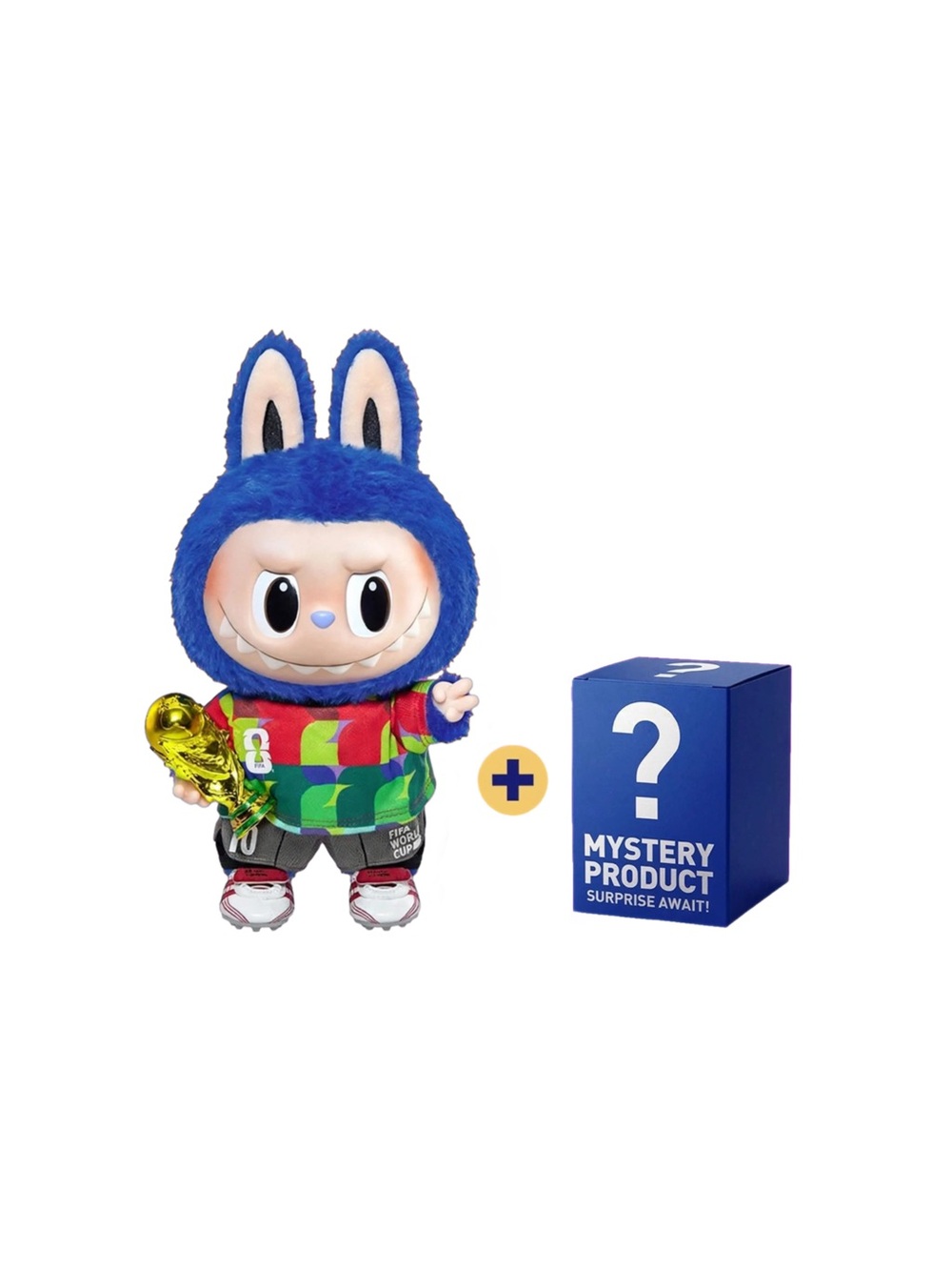 NWT THE MONSTERS × FIFA SERIES-Catch the Win
Vinyl Plush Doll with MYSTERY GIFT